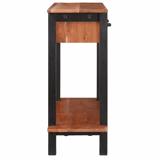 Mesa Consola - Mesa De Entrada Castanho 110 x 30 x 75 cm Madeira de acácia maciça