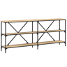 Mesa Consola - Mesa De Entrada 180x30x75 cm deriv. madeiraferro carvalho sonoma