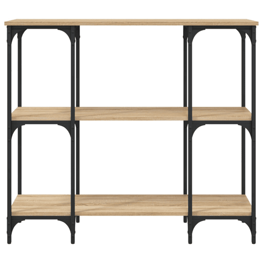 Mesa Consola - Mesa De Entrada 102x35x90 cm derivados de madeira carvalho sonoma