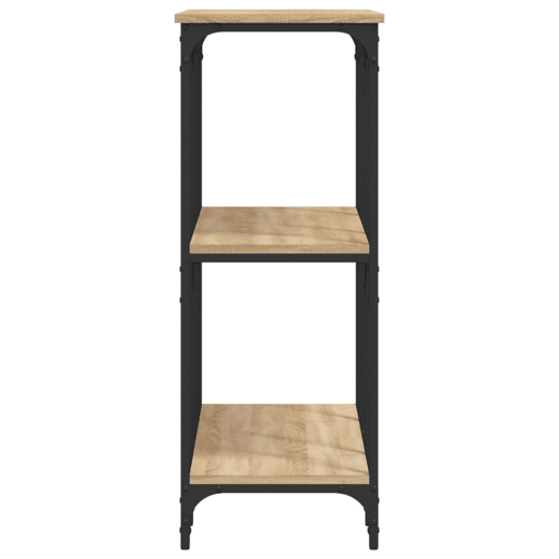 Mesa Consola - Mesa De Entrada 102x35x90 cm derivados de madeira carvalho sonoma