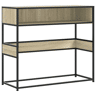 Mesa Consola - Mesa De Entrada 90x35x80 cm derivados de madeira carvalho sonoma