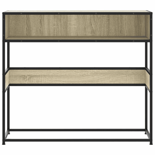 Mesa Consola - Mesa De Entrada 90x35x80 cm derivados de madeira carvalho sonoma