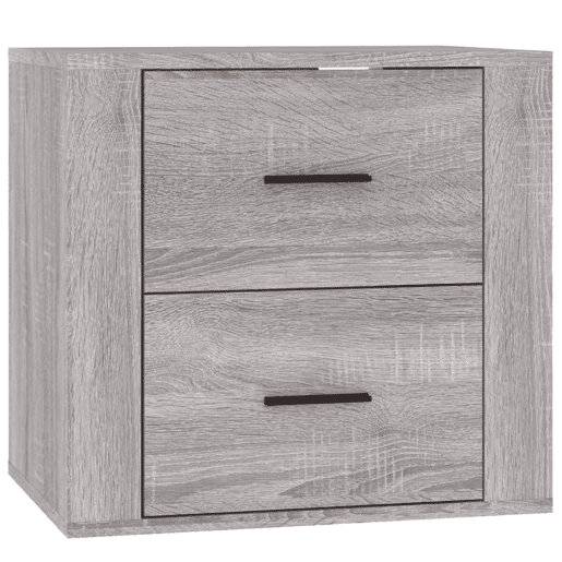 Mesa De Cabeceira De Parede Mesinha De Cabeceira - 50x36x47 cm cinzento sonoma