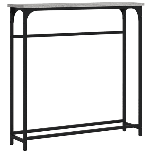 Mesa Consola - Mesa De Entrada 75x19,5x75 cm derivados de madeira cinzento sonoma