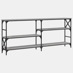 Mesa Consola - Mesa De Entrada 180x29x76,5 cm derivados madeira cinzento sonoma