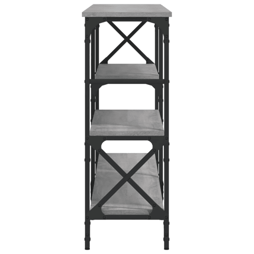 Mesa Consola - Mesa De Entrada 180x29x76,5 cm derivados madeira cinzento sonoma