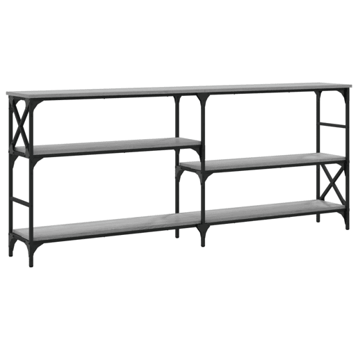 Mesa Consola - Mesa De Entrada 180x29x76,5 cm derivados madeira cinzento sonoma