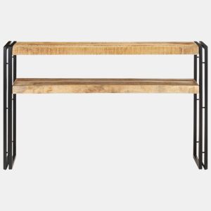 Mesa Consola - Mesa De Entrada 120x30x75 cm madeira de mangueira áspera