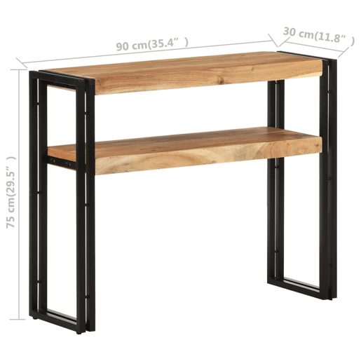 Mesa Consola - Mesa De Entrada 90x30x75 cm madeira de acácia maciça Mesa Consola - Mesa De Entrada 90x30x75 cm madeira de acácia maciça