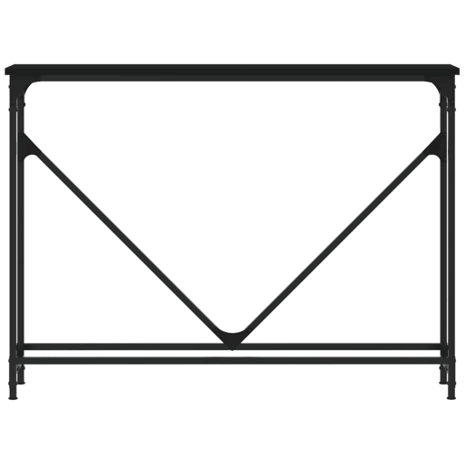 Mesa Consola - Mesa De Entrada 102x22,5x75 cm derivados de madeira preto