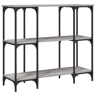 Mesa Consola - Mesa De Entrada 102x35x90 cm derivados de madeira cinzento sonoma