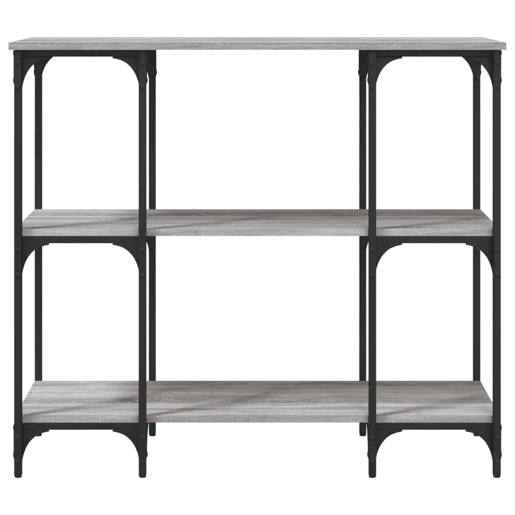Mesa Consola - Mesa De Entrada 102x35x90 cm derivados de madeira cinzento sonoma