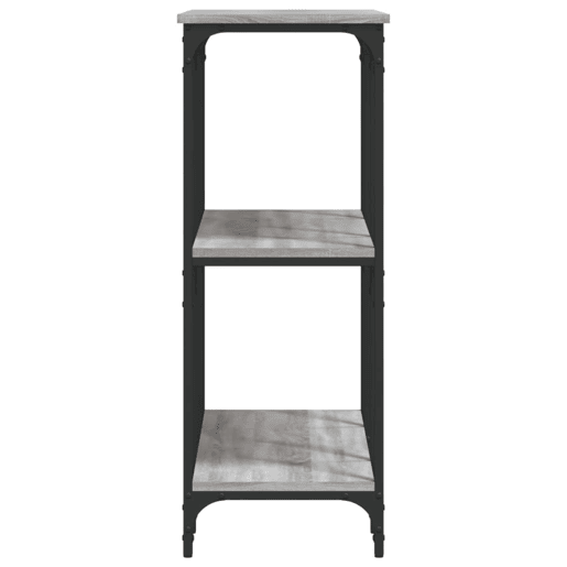 Mesa Consola - Mesa De Entrada 102x35x90 cm derivados de madeira cinzento sonoma
