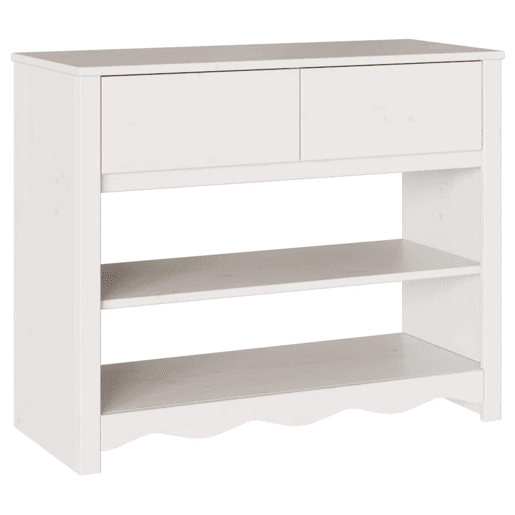 Mesa Consola - Mesa De Entrada com gaveta Drammen Branco 89.5 x 37 x 73 cm