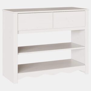 Mesa Consola - Mesa De Entrada com gaveta Drammen Branco 89.5 x 37 x 73 cm