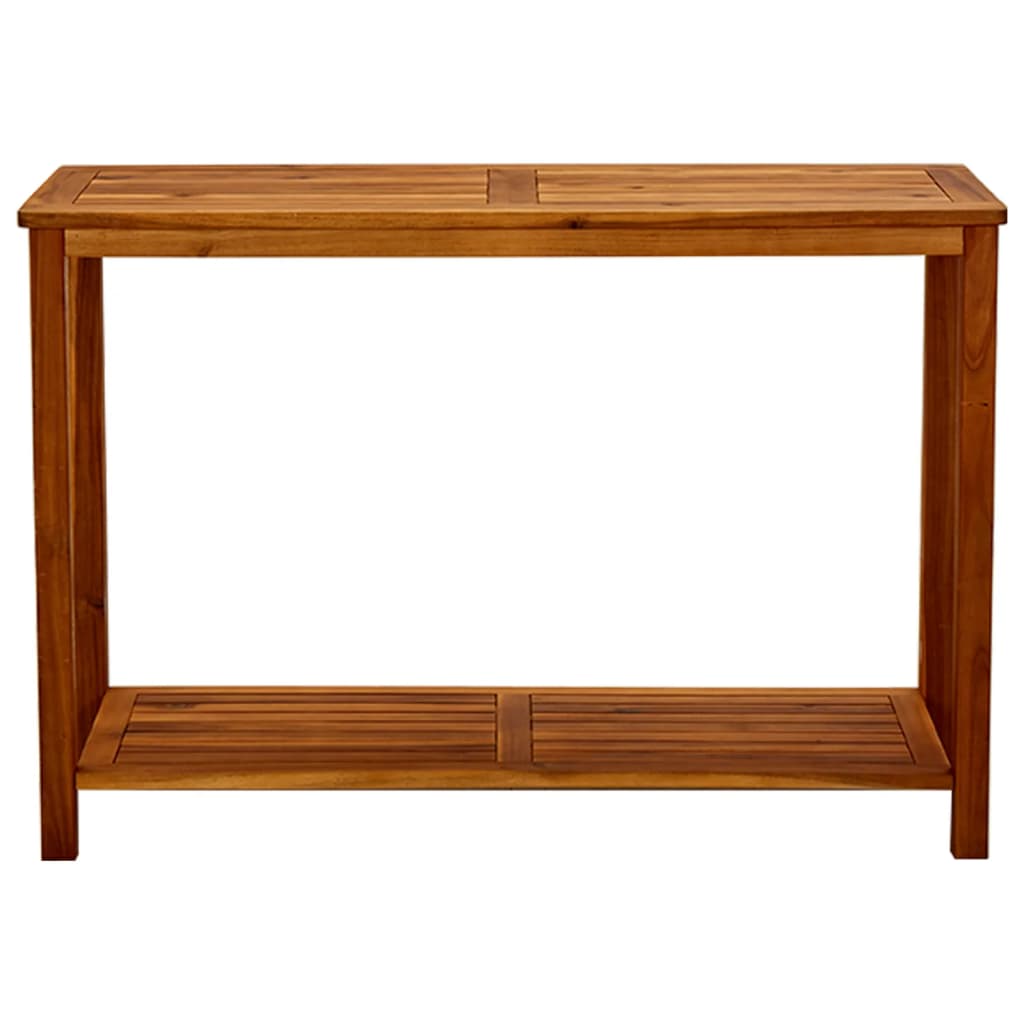 Mesa consola - mesa de entrada de jardín madera maciza de acacia 110x40x75 cm