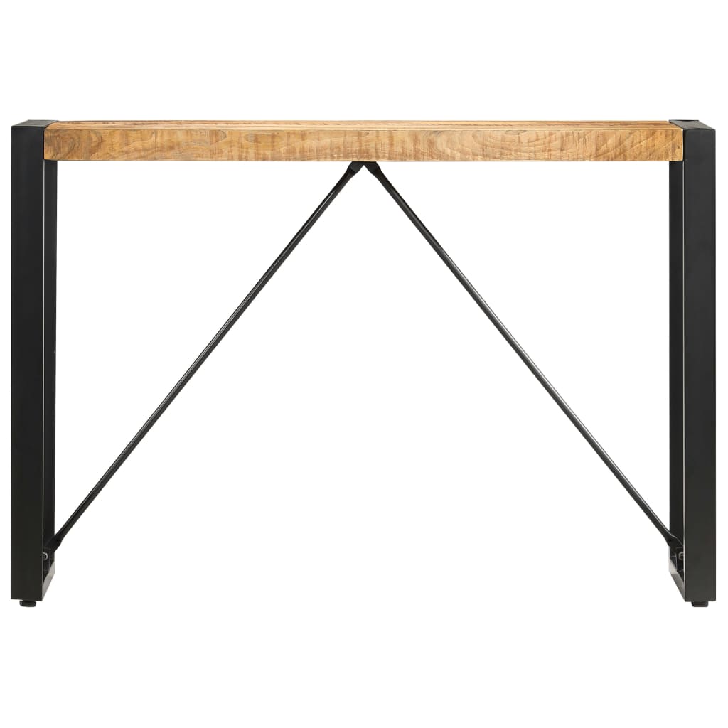 Mesa consola - mesa de entrada de madera maciza de mango 100x35x76 cm