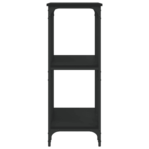 Mesa Consola - Mesa De Entrada 102x35x90 cm derivados de madeira preto