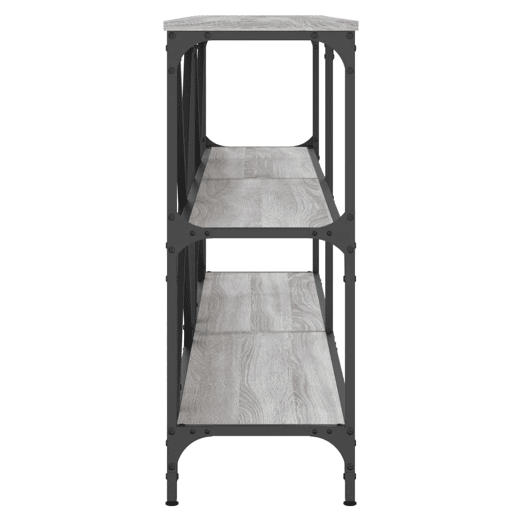 Mesa Consola - Mesa De Entrada 160x30x75 cm derivados madeiraferro cinza sonoma