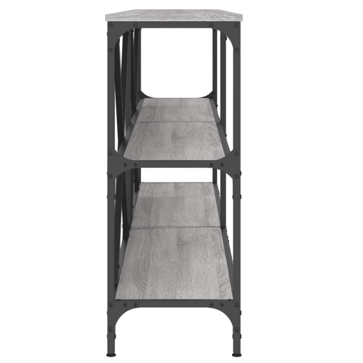 Mesa Consola - Mesa De Entrada 180x30x75 cm derivados madeiraferro cinza sonoma