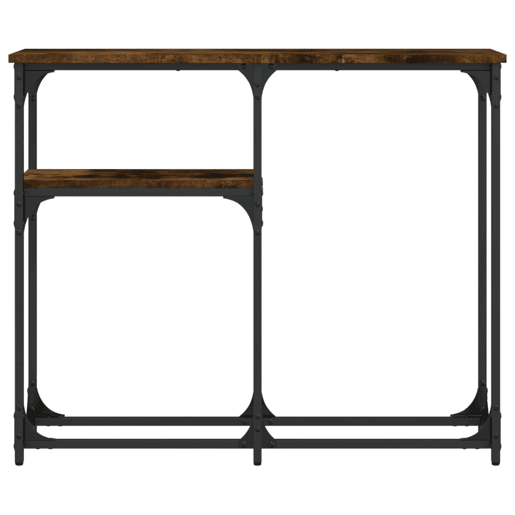 Mesa Consola - Mesa De Entrada 90x22,5x75 cm derivados de madeira carvalho fumado