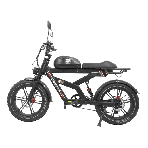 Bicicleta Elétrica DUOTTS F20 - Potência 750W Bateria 52V 27AH com Travões de Disco Hidráulicos - Preto