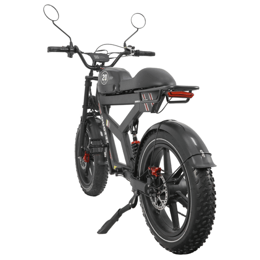 Bicicleta Elétrica DUOTTS F20 - Potência 750W Bateria 52V 27AH com Travões de Disco Hidráulicos - Preto