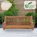 Banco de jardín - Joyce - Madera 150x70 Banco de jardín - Joyce - Madera 150x70 Crema
