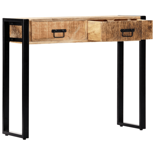 Mesa Consola - Mesa De Entrada 90x30x75 cm madeira de mangueira maciça
