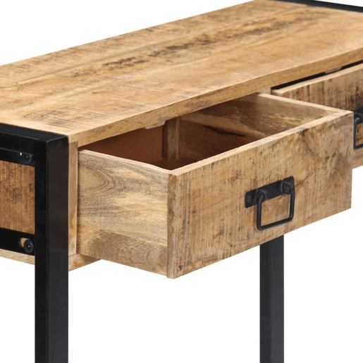 Mesa Consola - Mesa De Entrada 90x30x75 cm madeira de mangueira maciça