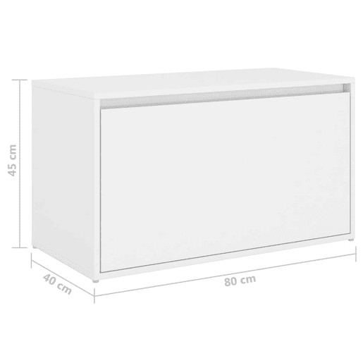 Banco de entrada banco 80 x 40 x 45 cm aglomerado branco 02_0010857