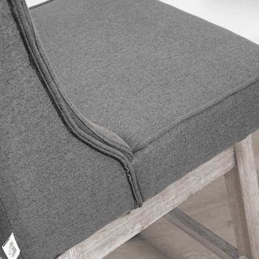 HOMCOM Conjunto de 2 Bancos de Bar com Encosto Giratórios 180° Bancos Altos de Cozinha com Apoio para Pés e Pés de Madeira para Sala de Jantar 45,7x57,2x101 cm Cinzento