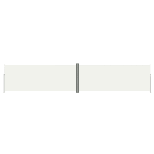 Tela de toldo cortina de privacidade lateral retrátil para pátio jardim terraço varanda tela de proteção visual 200 x 1000 cm creme 02_0007171