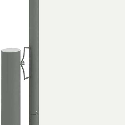 Tela de toldo cortina de privacidade lateral retrátil para pátio jardim terraço varanda tela de proteção visual 200 x 1000 cm creme 02_0007171