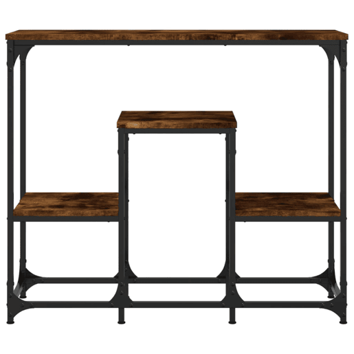 Mesa Consola - Mesa De Entrada 89,5x28x76 cm derivados de madeira carvalho fumado
