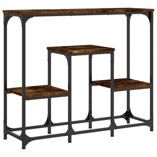 Mesa Consola - Mesa De Entrada 89,5x28x76 cm derivados de madeira carvalho fumado