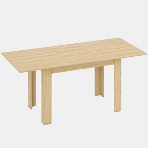 HOMCOM Mesa de Refeição Extensível de 140 a 180 cm Mesa de Cozinha Extensível Retangular para 6-8 Pessoas para Sala 140-180x90x75 cm Madeira