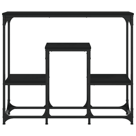Mesa Consola - Mesa De Entrada 89,5x28x76 cm derivados de madeira preto