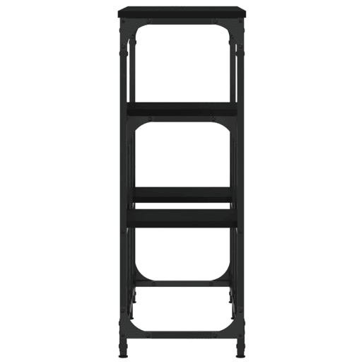 Mesa Consola - Mesa De Entrada 89,5x28x76 cm derivados de madeira preto