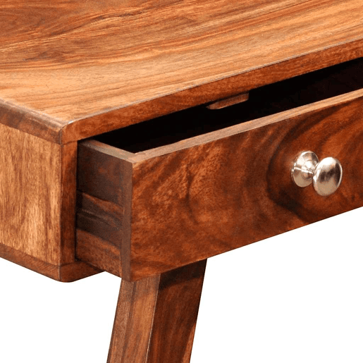 Mesa Consola - Mesa De Entrada com 3 gavetas 76 cm madeira acácia sólida