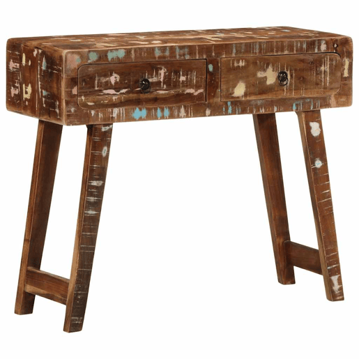Mesa Consola - Mesa De Entrada 90x32x75 cm madeira recuperada maciça Mesa Consola - Mesa De Entrada 90x32x75 cm madeira recuperada maciça