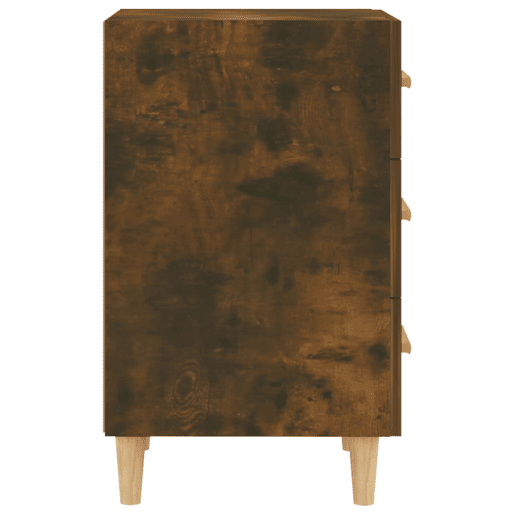 Mesa De Cabeceira - Mesinha De Cabeceira 40x40x66 cm derivados de madeira carvalho fumado