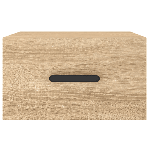 Mesa De Cabeceira De Parede Mesinha De Cabeceira - 35x35x20 cm cor sonoma