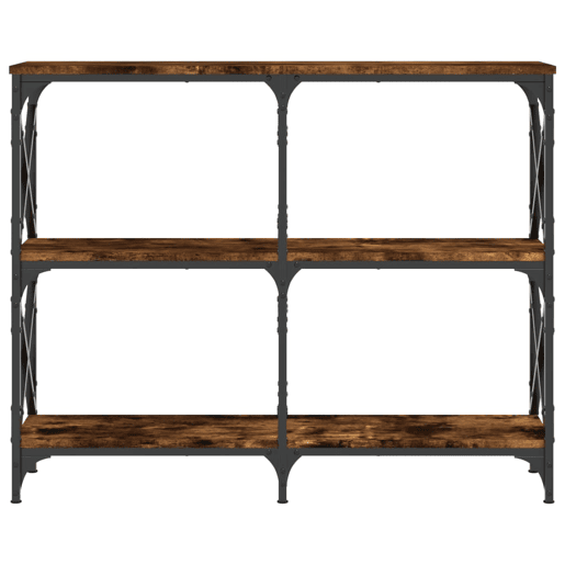 Mesa Consola - Mesa De Entrada 100x28x80,5cm derivados de madeira carvalho fumado Mesa Consola - Mesa De Entrada 100x28x80,5cm derivados de madeira carvalho fumado