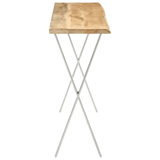 Mesa Consola - Mesa De Entrada c borda viva 105x33x76cm madeira mangueira maciça