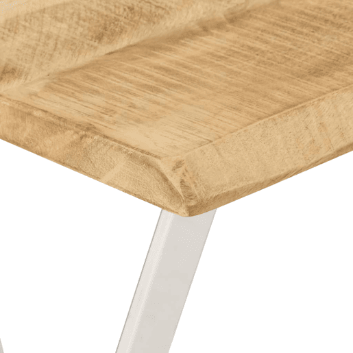 Mesa Consola - Mesa De Entrada c borda viva 105x33x76cm madeira mangueira maciça