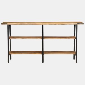 Mesa Consola - Mesa De Entrada 140x35x70 cm madeira de mangueira maciça