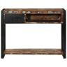 Mesa Consola - Mesa De Entrada multicor 100x35x75 cm madeira maciça recuperada