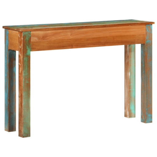 Mesa Consola - Mesa De Entrada 110x30x75 cm madeira recuperada maciça