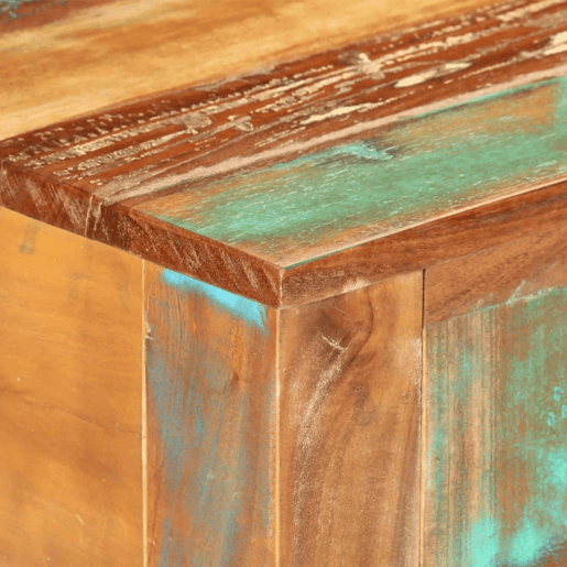 Mesa Consola - Mesa De Entrada 110x30x75 cm madeira recuperada maciça